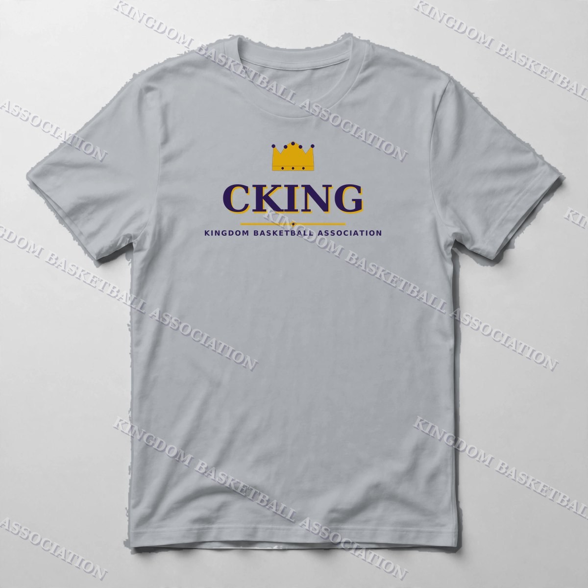 CKING Wordmark Tee — Tee in Sport Grey with the printed design
