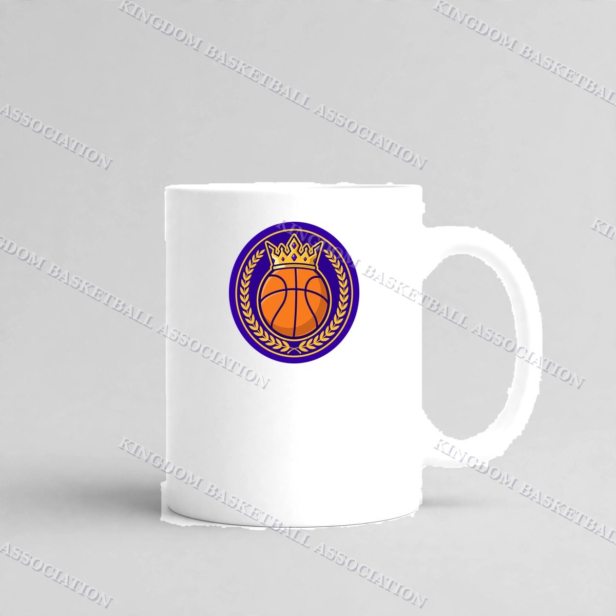 League Mug — Mug in White with the printed design